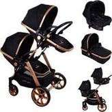 Mamma Twin Gold Travel Sistem İkiz Bebek Arabası