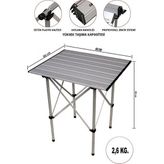 Mand Summit Katlanır Kamp Masası - 60x50 - Gri