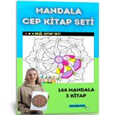 Mandala Boyamaları Cep Kitap Seti (Yeşil Serisi)