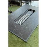 Mangallı Masa Mdf Gri