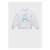 MANGO Açık Gri Kız Çocuk Sweatshirt 77036007