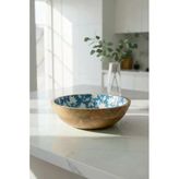 Mango Agacı Sunum Servis Kasesi & Dekoratif Kase 25 Cm Desenli