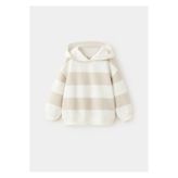 MANGO Baby %100 pamuklu çizgili sweatshirt
