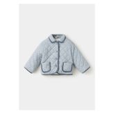 MANGO Baby Çiçek desenli kapitone ceket