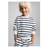 MANGO Baby Çizgili koton sweatshirt