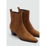 Mango Kadın Bot - Koyu Camel