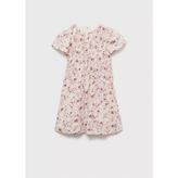 MANGO Kids Desenli kısa elbise - 00-Pembe - 1