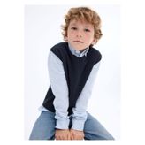 MANGO Kids V yakalı triko yelek