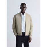 MANGO Man Thermolite® kapitone bomber ceket - XL - Vizon