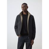 MANGO Man Water-repellent çift taraflı kapitone ceket - S - Siyah