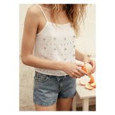 Mango Teen İnce askılı pullu bluz