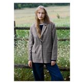 Mango Teen Kareli blazer ceket