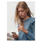 Mango Teen Volanlı pileli bluz