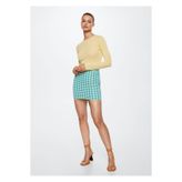 Mango Woman 37041315 Turkuaz Kadın Yetişkin Etek