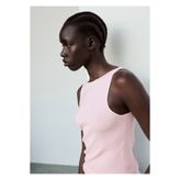 MANGO Woman İnce triko kayık yaka bluz