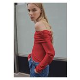 MANGO Woman Omuzları açık bluz
