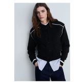 MANGO Woman Triko bomber ceket
