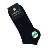 MANICA Erkek Bambu Patik Çorap - Siyah - 41 - 44