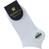 MANICA Kadın Bambu Patik Çorap - Beyaz - 36 - 40