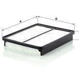Mann C27050 Hava Filtresi