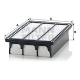 Mann C2735 Hava Filtresi