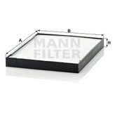 Mann CU2634 İç Mekan Filtresi