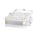 Mann CU2747 İç Mekan Filtresi