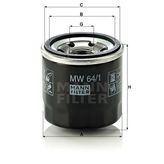 Mann MW64/1 Yağ Filtresi