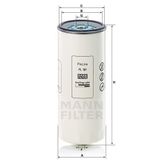 Mann PL601 Yakıt Filtresi