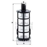 Mann PU30/1X Yakıt Filtresi