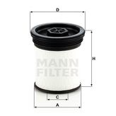 Mann PU7006 Yakıt Filtresi