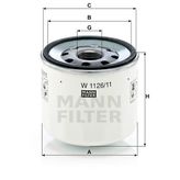 Mann W1126/11 Yağ Filtresi