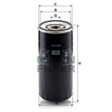 Mann W1170/7 Yağ Filtresi