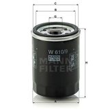Mann W610/9 Yağ Filtresi