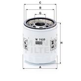 Mann W7030 Yağ Filtresi