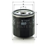 Mann W712/41 Yağ Filtresi