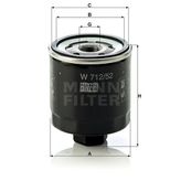 Mann W712/52 Yağ Filtresi