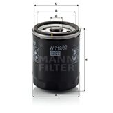 Mann W712/82 Yağ Filtresi