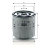 Mann W712/95 Yağ Filtresi