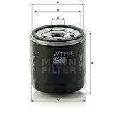 Mann W714/3 Yağ Filtresi