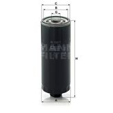 Mann W735/1 Yağ Filtresi
