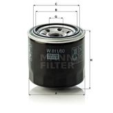Mann W811/80 Yağ Filtresi