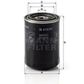 Mann W818/81 Yağ Filtresi