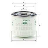Mann W9050 Yağ Filtresi