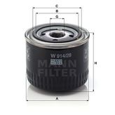 Mann W914/28 Yağ Filtresi