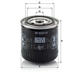 Mann W920/14 Yağ Filtresi