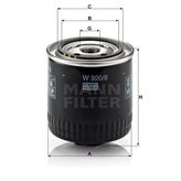 Mann W920/8 Yağ Filtresi