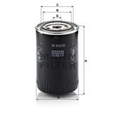 Mann W940/35 Yağ Filtresi