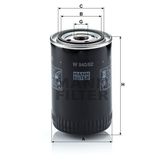 Mann W940/62 Yağ Filtresi