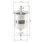 Mann WK66 Yakıt Filtresi